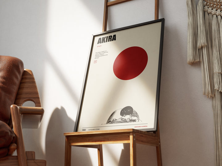 AKIRA — Kaneda Under the Red Sun Art Print