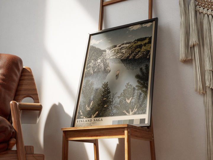 VINLAND SAGA — The Fjord & the Longship Art Print