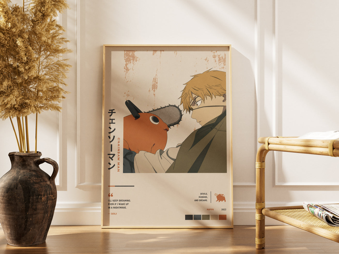 CHAINSAW MAN — Denji & Pochita Art Print