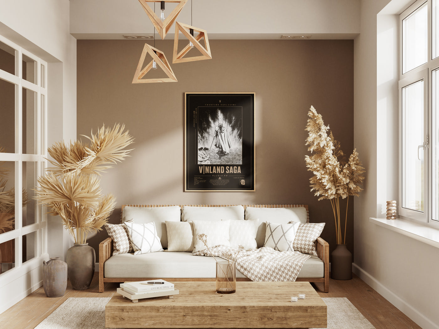 VINLAND SAGA — Black & Gold Art Print