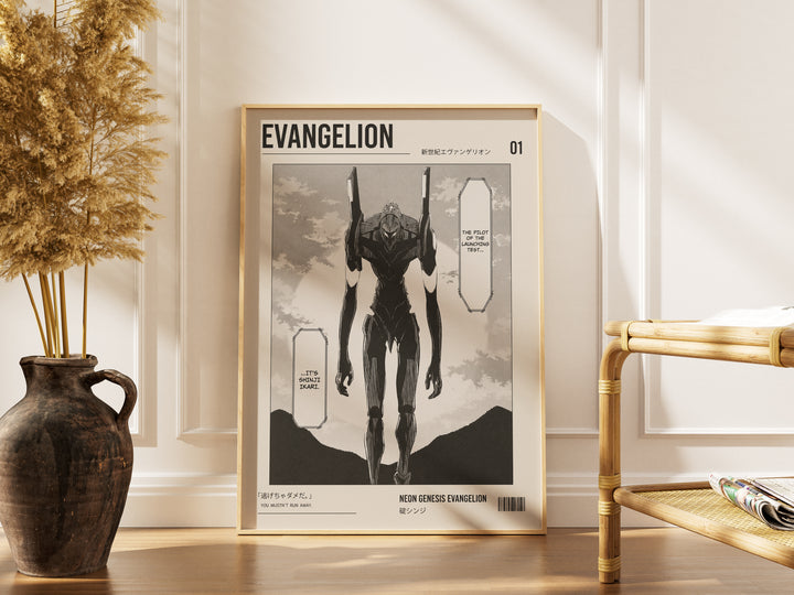 EVANGELION — Unit-01 Rises Art Print
