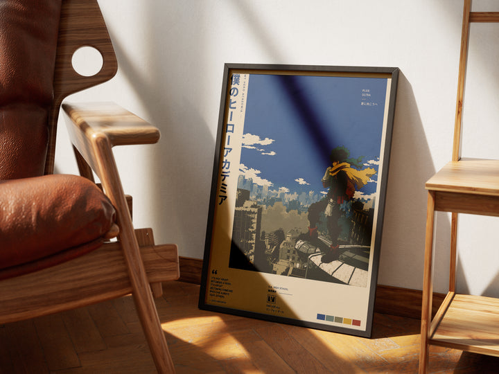 MY HERO ACADEMIA — Deku Over the City Art Print
