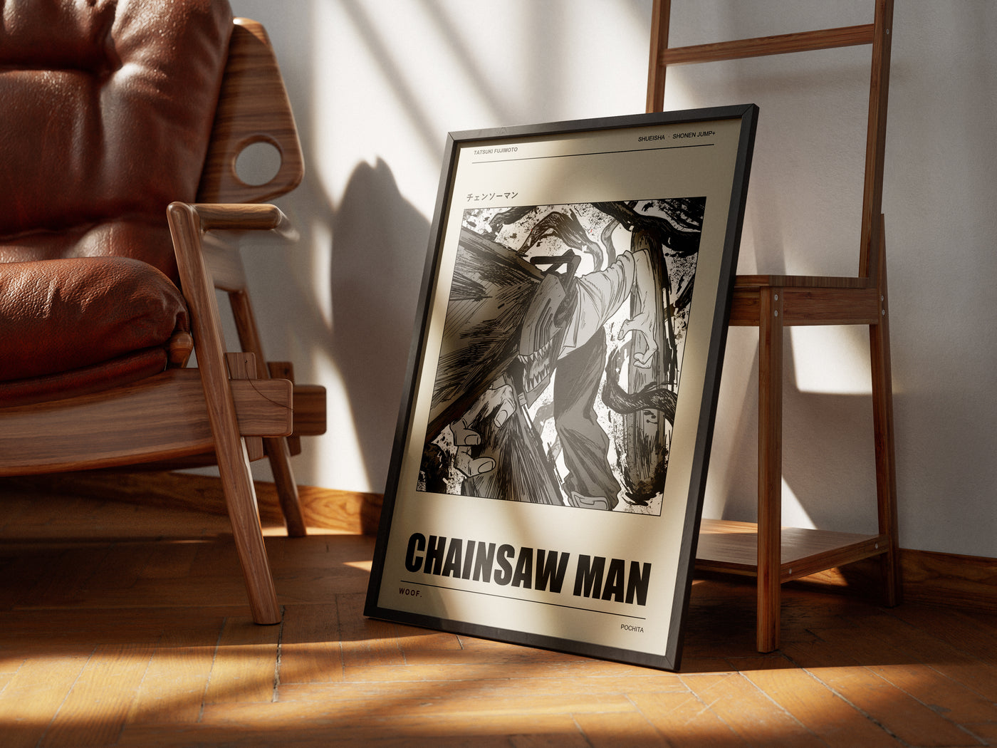 CHAINSAW MAN — Chainsaw Man in Motion Art Print