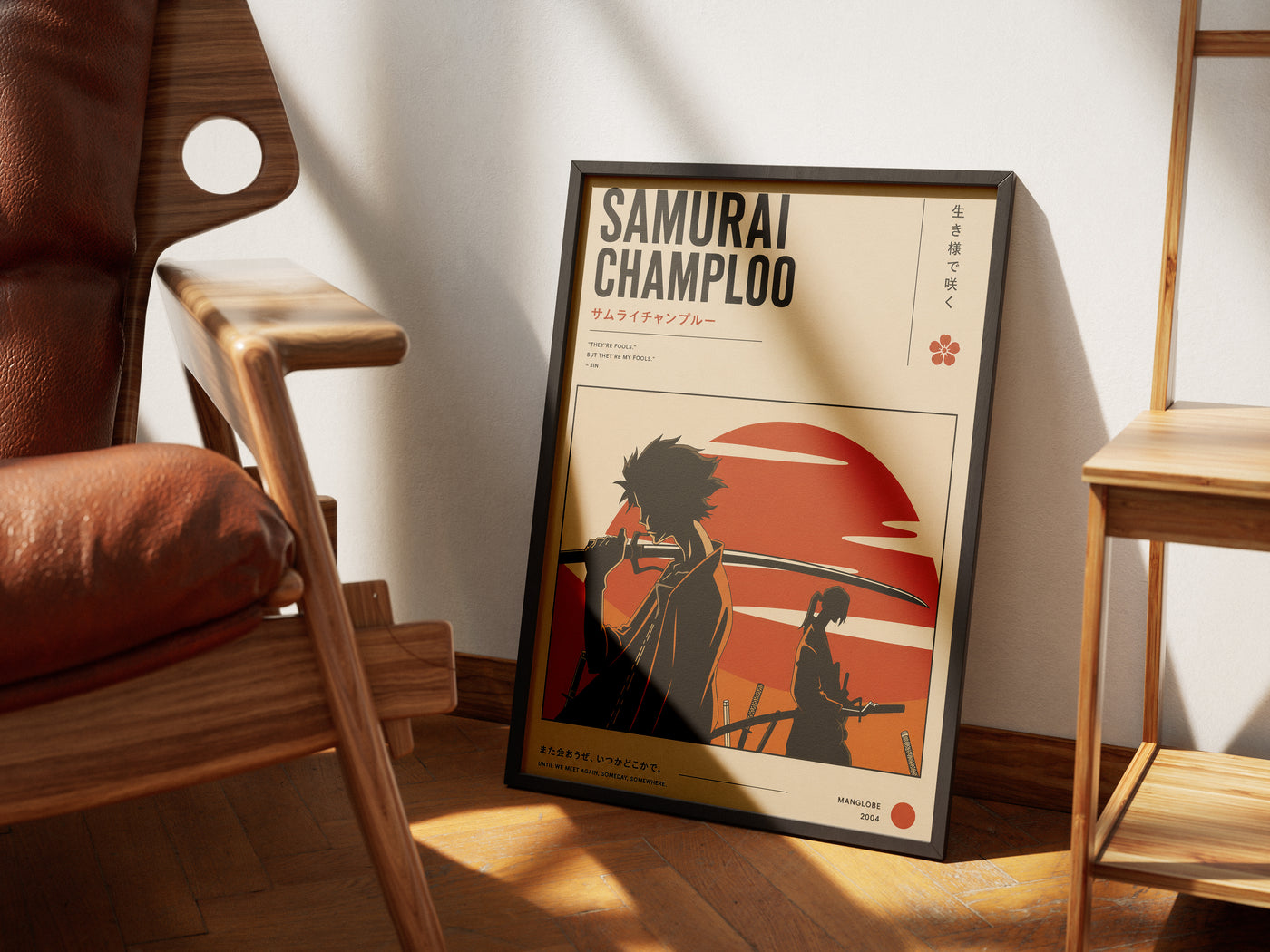 SAMURAI CHAMPLOO — Silhouettes at Sunset Art Print