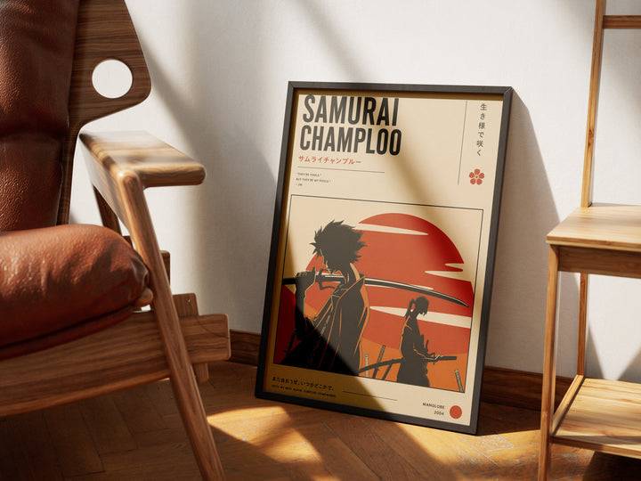 SAMURAI CHAMPLOO — Silhouettes at Sunset Art Print